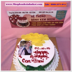 Bánh Sinh Nhật In Hình Ảnh - H392
